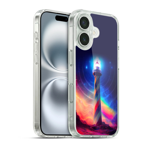 Wumples Cosmic Universe Lighthouse Soft Gel Case for Apple iPhone 16 & MagSafe
