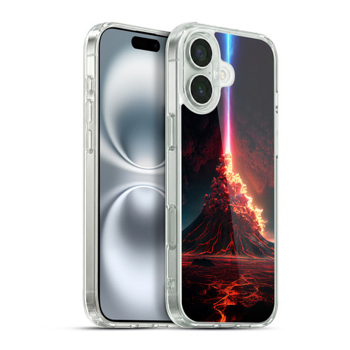 Wumples Cosmic Universe Int Eruption Soft Gel Case for Apple iPhone 16 Plus & MagSafe