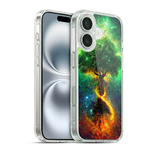 Wumples Cosmic Universe Yggdrasil, Norse Tree Of Life Soft Gel Case for Apple iPhone 16 & MagSafe