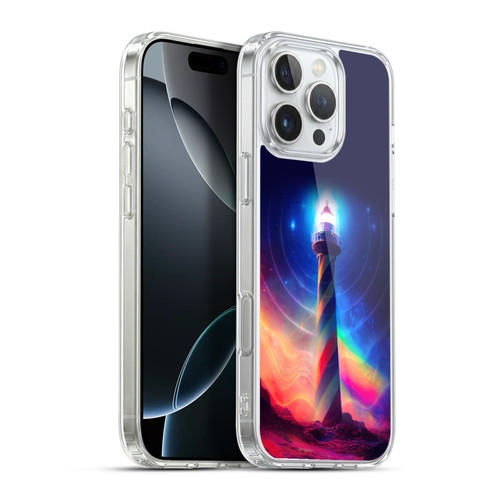 Wumples Cosmic Universe Lighthouse Soft Gel Case for Apple iPhone 16 Pro Max & MagSafe