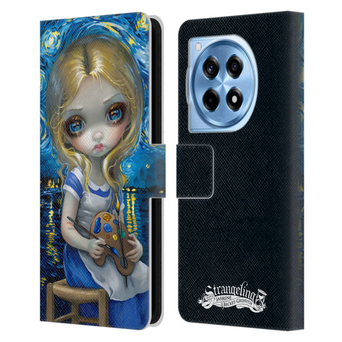 Strangeling Art Impressionist Night Leather Book Wallet Case Cover For OnePlus 12R