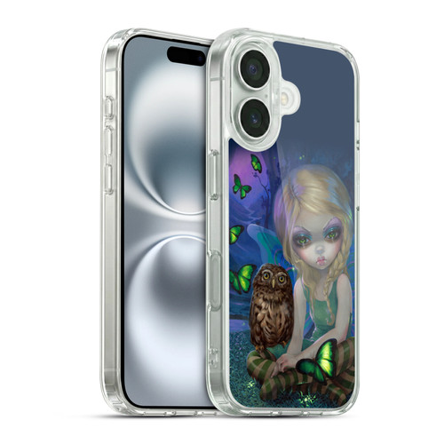 Strangeling Fairy Art Summer with Owl Soft Gel Case for Apple iPhone 16 & MagSafe