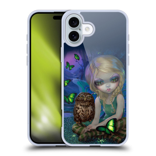 Strangeling Fairy Art Summer with Owl Soft Gel Case for Apple iPhone 16 Plus