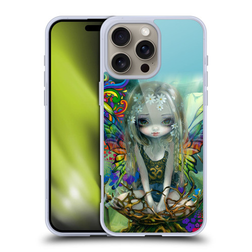 Strangeling Fairy Art Rainbow Winged Soft Gel Case for Apple iPhone 16 Pro Max