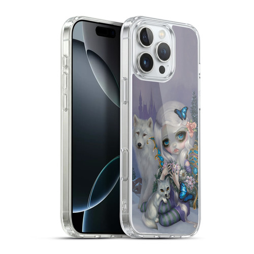 Strangeling Fairy Art Winter with Wolf Soft Gel Case for Apple iPhone 16 Pro Max & MagSafe