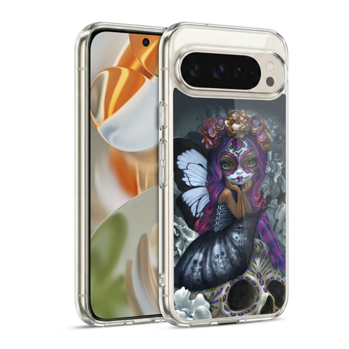 Strangeling Fairy Art Day of Dead Skull Soft Gel Case for Google Pixel 9 / Pixel 9 Pro