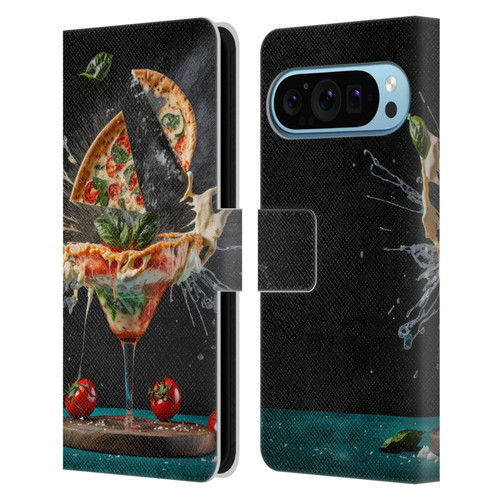 Spacescapes Cocktails Margarita Martini Blast Leather Book Wallet Case Cover For Google Pixel 9 / Pixel 9 Pro