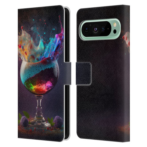 Spacescapes Cocktails Universal Magic Leather Book Wallet Case Cover For Google Pixel 9 Pro XL