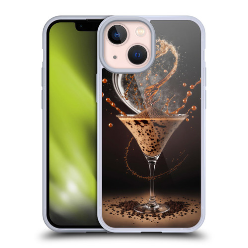 Spacescapes Cocktails Contemporary, Espresso Martini Soft Gel Case for Apple iPhone 13 Mini
