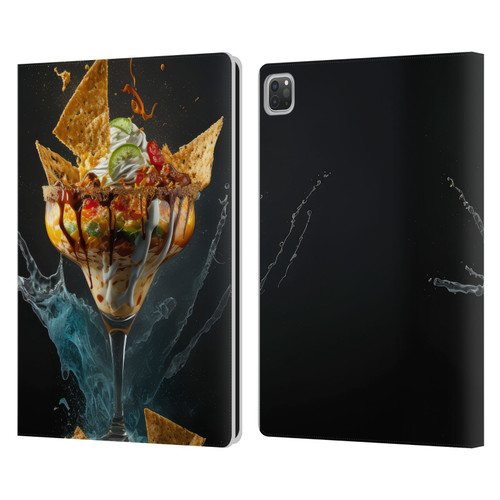 Spacescapes Cocktails Nacho Martini Leather Book Wallet Case Cover For Apple iPad Pro 13 M4 2024