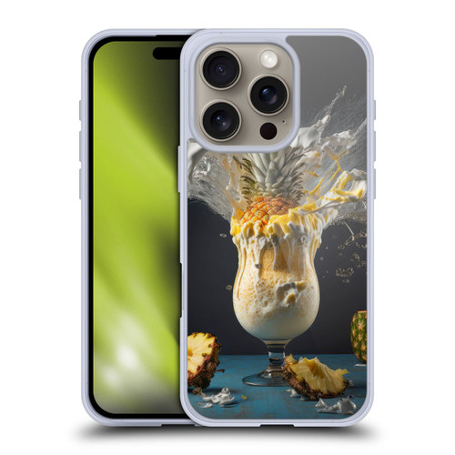 Spacescapes Cocktails Piña Colada Pop Soft Gel Case for Apple iPhone 16 Pro