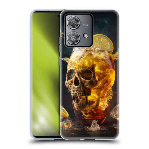 Spacescapes Cocktails Long Island Ice Tea Soft Gel Case for Motorola Edge 40 Neo 5G