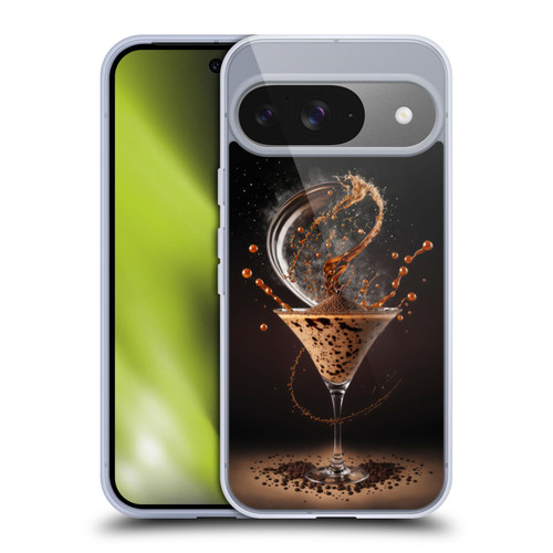 Spacescapes Cocktails Contemporary, Espresso Martini Soft Gel Case for Google Pixel 9 / Pixel 9 Pro