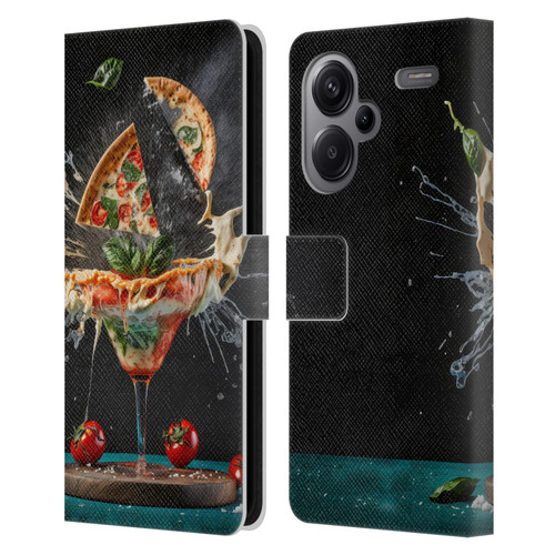 Spacescapes Cocktails Margarita Martini Blast Leather Book Wallet Case Cover For Xiaomi Redmi Note 13 Pro Plus 5G
