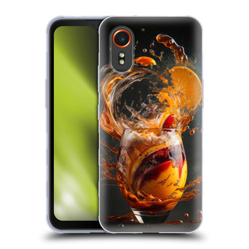Spacescapes Cocktails Modern Twist, Hurricane Soft Gel Case for Samsung Galaxy Xcover7 5G