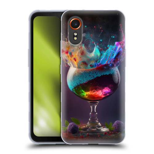 Spacescapes Cocktails Universal Magic Soft Gel Case for Samsung Galaxy Xcover7 5G
