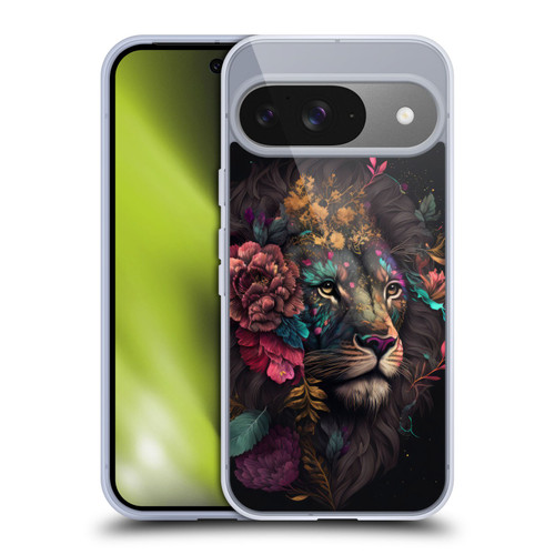 Spacescapes Floral Lions Ethereal Petals Soft Gel Case for Google Pixel 9 / Pixel 9 Pro