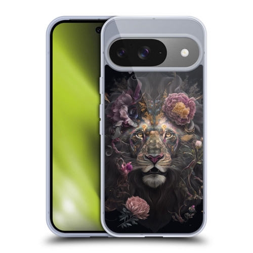 Spacescapes Floral Lions Pride Soft Gel Case for Google Pixel 9 / Pixel 9 Pro
