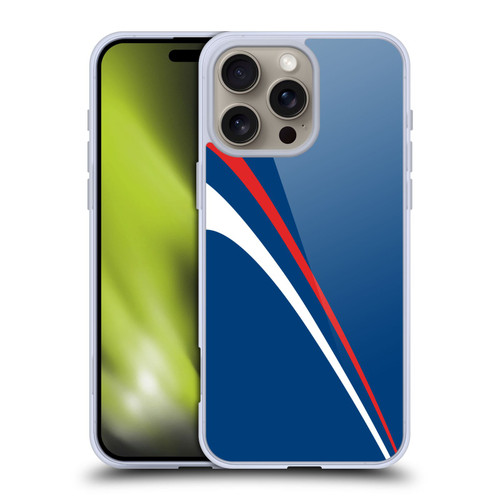 Ameritech Graphics Red And White Lines Soft Gel Case for Apple iPhone 16 Pro Max