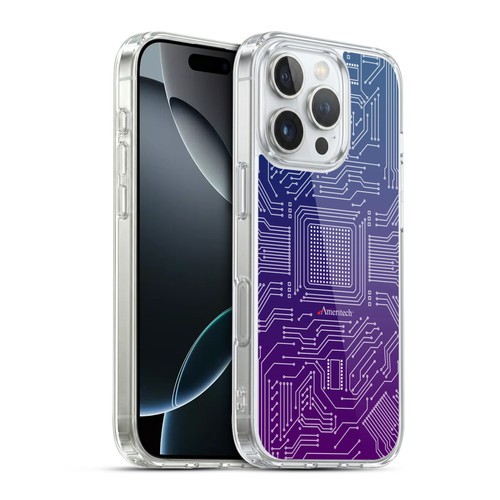 Ameritech Graphics Circuit Board Soft Gel Case for Apple iPhone 16 Pro & MagSafe