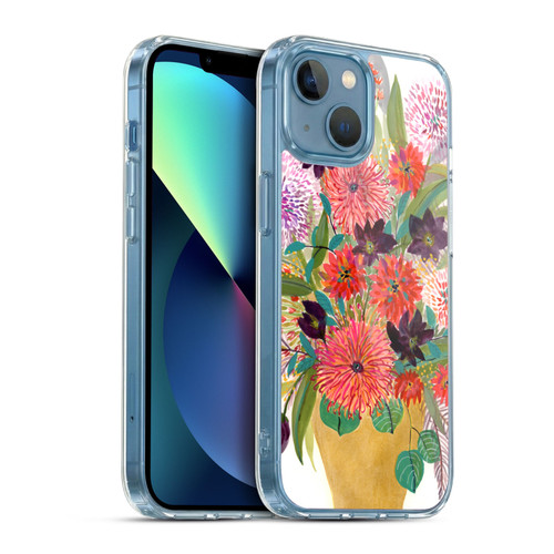 Suzanne Allard Floral Art Celebration Soft Gel Case for Apple iPhone 13 Mini & MagSafe
