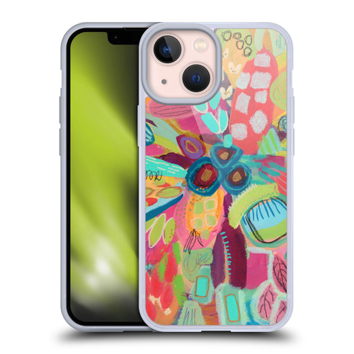 Suzanne Allard Floral Art Dancing In The Garden Soft Gel Case for Apple iPhone 13 Mini