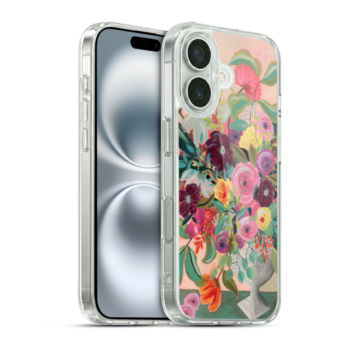 Suzanne Allard Floral Art Floral Centerpiece Soft Gel Case for Apple iPhone 16 & MagSafe