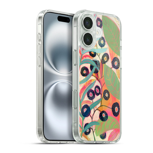 Suzanne Allard Floral Art Joyful Garden Flower Soft Gel Case for Apple iPhone 16 Plus & MagSafe