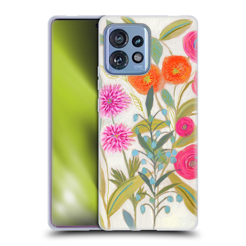 Suzanne Allard Floral Art Joyful Garden Plants Soft Gel Case for Motorola Moto Edge 40 Pro