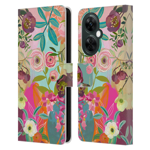 Suzanne Allard Floral Art Chase A Dream Leather Book Wallet Case Cover For OnePlus Nord CE 3 Lite 5G