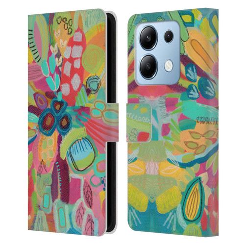 Suzanne Allard Floral Art Dancing In The Garden Leather Book Wallet Case Cover For Xiaomi Redmi Note 13/13 Pro 5G
