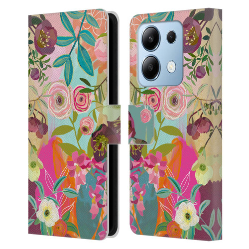 Suzanne Allard Floral Art Chase A Dream Leather Book Wallet Case Cover For Xiaomi Redmi Note 13/13 Pro 5G
