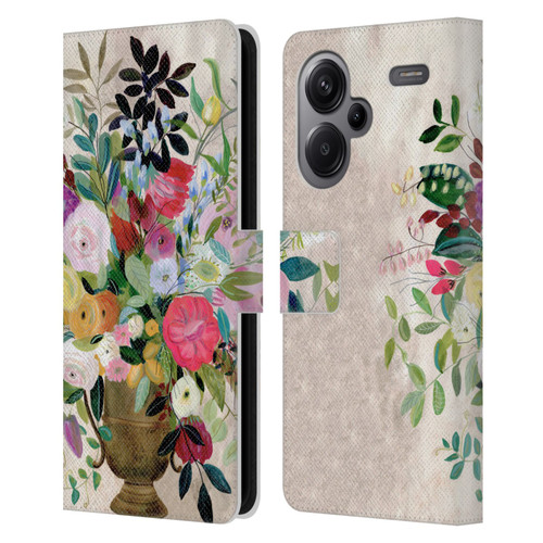 Suzanne Allard Floral Art Beauty Enthroned Leather Book Wallet Case Cover For Xiaomi Redmi Note 13 Pro Plus 5G