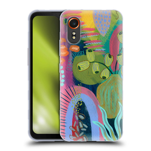 Suzanne Allard Floral Art Seed Pod Soft Gel Case for Samsung Galaxy Xcover7 5G