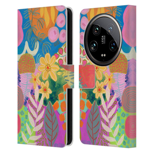 Suzanne Allard Floral Art Yellow Daisies Leather Book Wallet Case Cover For Xiaomi 14 Ultra