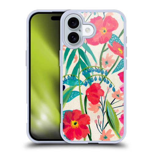 Suzanne Allard Floral Graphics Garden Party Soft Gel Case for Apple iPhone 16