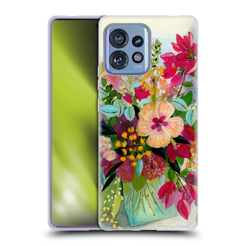 Suzanne Allard Floral Graphics Flamands Soft Gel Case for Motorola Moto Edge 40 Pro