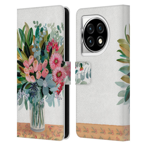 Suzanne Allard Floral Graphics Magnolia Surrender Leather Book Wallet Case Cover For OPPO OnePlus Ace 3 5G