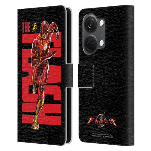 The Flash 2023 Graphics Barry Allen Leather Book Wallet Case Cover For OnePlus Nord 3 5G