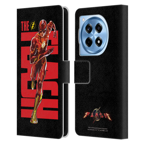 The Flash 2023 Graphics Barry Allen Leather Book Wallet Case Cover For OnePlus 12R