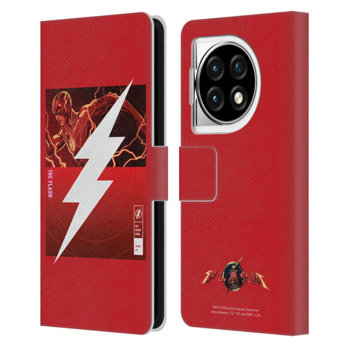 The Flash 2023 Graphics Barry Allen Logo Leather Book Wallet Case Cover For OPPO OnePlus Ace 3 5G