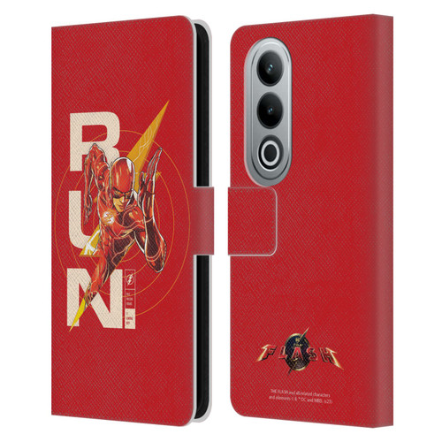 The Flash 2023 Graphics Barry Allen Run Leather Book Wallet Case Cover For OPPO OnePlus Ace 3V 5G