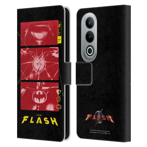 The Flash 2023 Graphics Suit Logos Leather Book Wallet Case Cover For OPPO OnePlus Ace 3V 5G