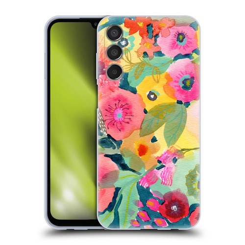 Suzanne Allard Floral Graphics Delightful Soft Gel Case for Samsung Galaxy M15/F15 5G
