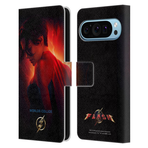 The Flash 2023 Poster Supergirl Leather Book Wallet Case Cover For Google Pixel 9 / Pixel 9 Pro