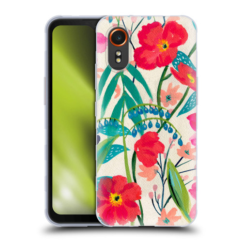Suzanne Allard Floral Graphics Garden Party Soft Gel Case for Samsung Galaxy Xcover7 5G