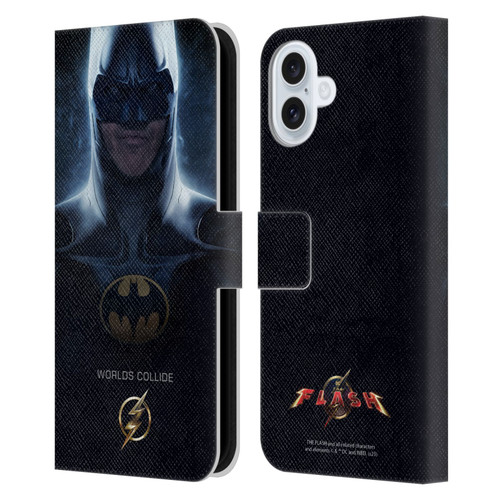 The Flash 2023 Poster Batman Leather Book Wallet Case Cover For Apple iPhone 16 Plus