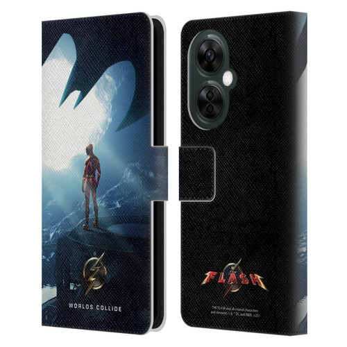 The Flash 2023 Poster Key Art Leather Book Wallet Case Cover For OnePlus Nord CE 3 Lite 5G