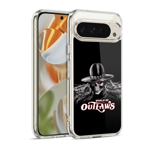 World of Outlaws Skull Rock Graphics Logo Soft Gel Case for Google Pixel 9 / Pixel 9 Pro