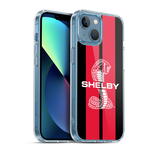Shelby Car Graphics Red Soft Gel Case for Apple iPhone 13 Mini & MagSafe